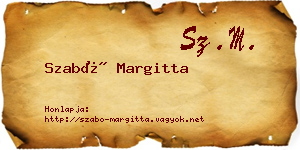 Szabó Margitta névjegykártya